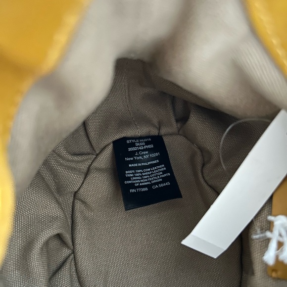 Madewell Mini Bag with Curved Metallic Handle | Mustard - Picture 5 of 5